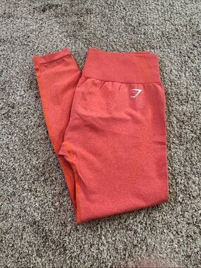 Gymshark Women’s Vital Seamless Leggings in Orange Training Leggings XXL